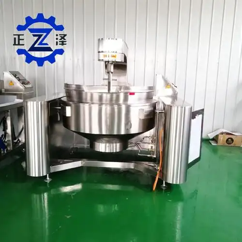 全自动火锅底料炒料机 牛肉辣酱行星炒锅价格_潍坊__蒸煮设备-食品