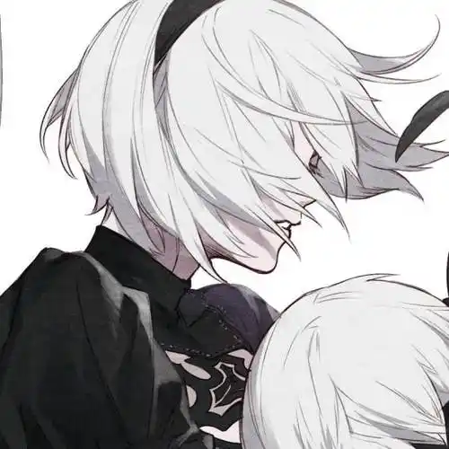 情头一男一女高冷霸气动漫图片