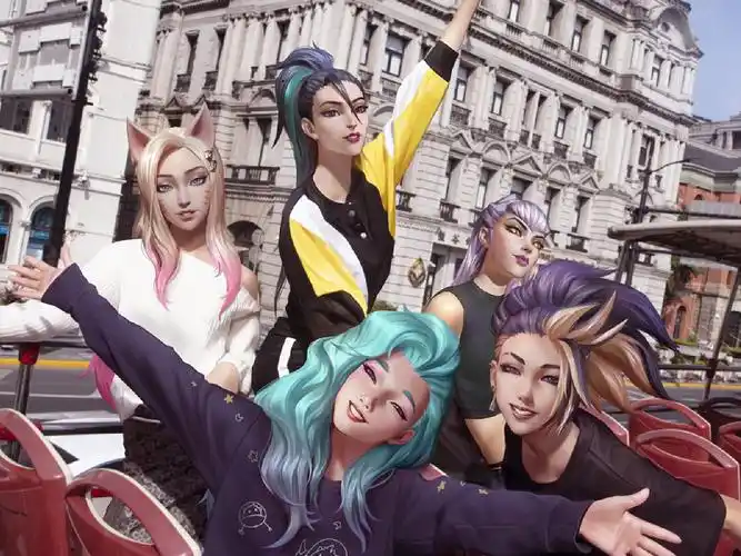 lol:怎么看都好看的kda女团照片,还不快进来认领你的老婆?