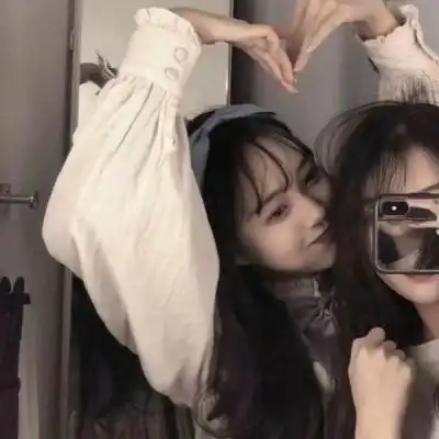 真人闺蜜头像两人