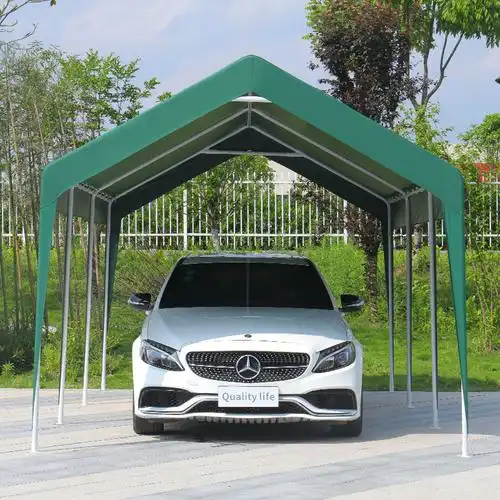 加厚帆布车棚停车棚家用遮阳棚雨棚户外防雨汽车帐篷移动车库