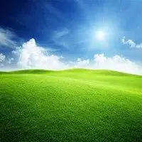 宁静蓝天白云草地微信头像【点击鼠标右键下载】