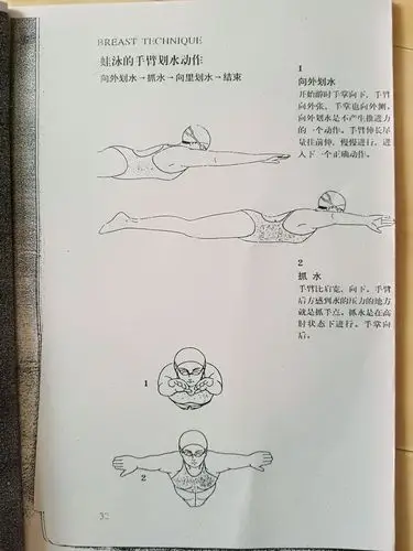 学习蛙泳图解.