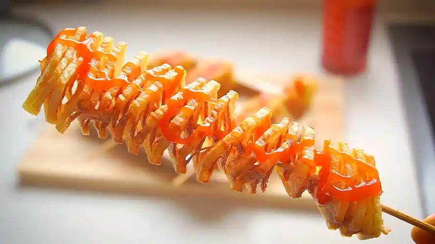 破壳计划#用两根筷子在家做庙会上的薯塔