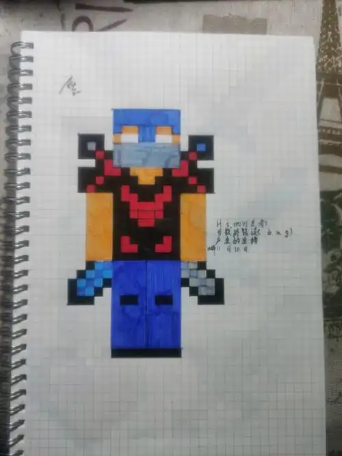 mc像 素画#小忍的绘画世界95ac