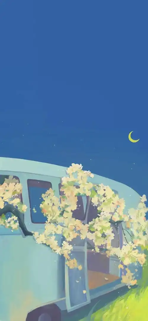 蓝色治愈系无水印手机壁纸_网易订阅