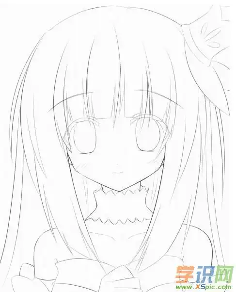 学识网 爱好 学画画 铅笔画    喜欢看动漫的都知道,动漫里面的人物