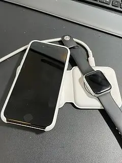 apple苹果magsafe双项无线充电器20w白色