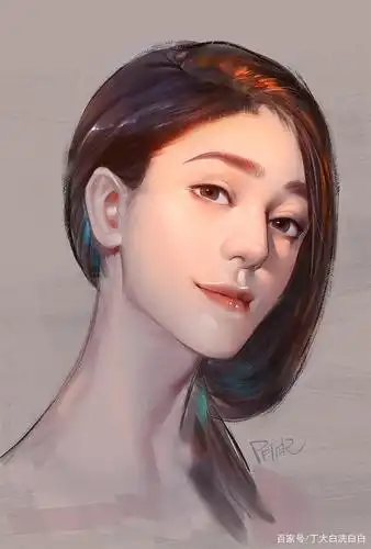 大神级动漫人物肖像插画,形神兼备,手绘控不可多得的范本