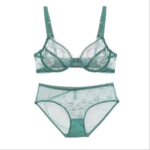 清仓不退换夏季性感超薄透明诱惑蕾丝情趣内衣女士文胸套装胸罩