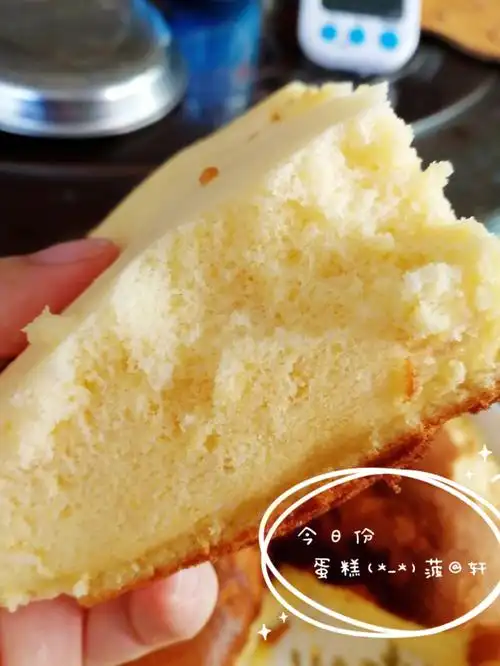 电高压锅蛋糕成功啦!附详细方法!