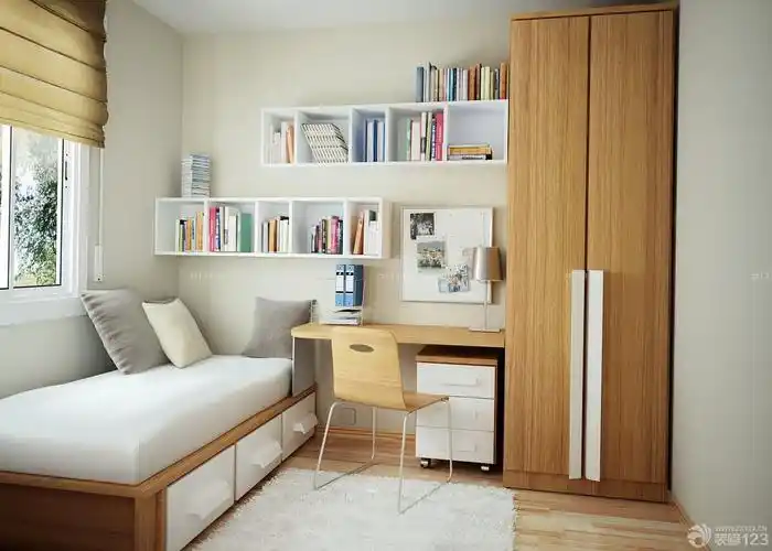 最新15平米超小户型室内装饰设计样板房_装修123效果图