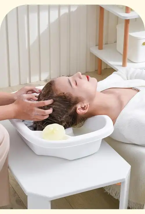 平躺孕妇月子老人洗头神器孕期躺着洗头发大人家用床上懒人的粉色