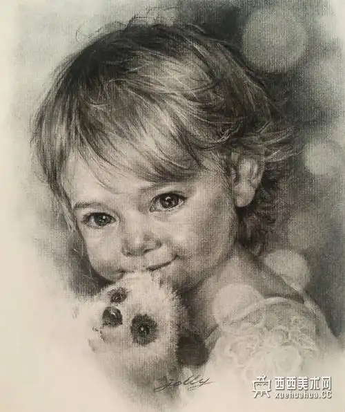 韩国艺术家jori肖像素描画作品欣赏【45p】_西西美术网