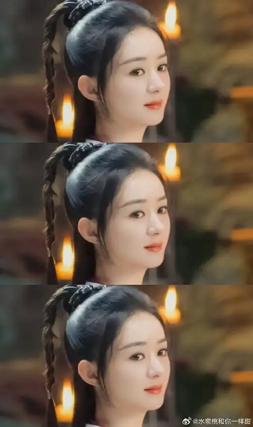 红衣好英气#96#山花如翡#96#赵丽颖新剧照#96#赵丽颖有翡剧照