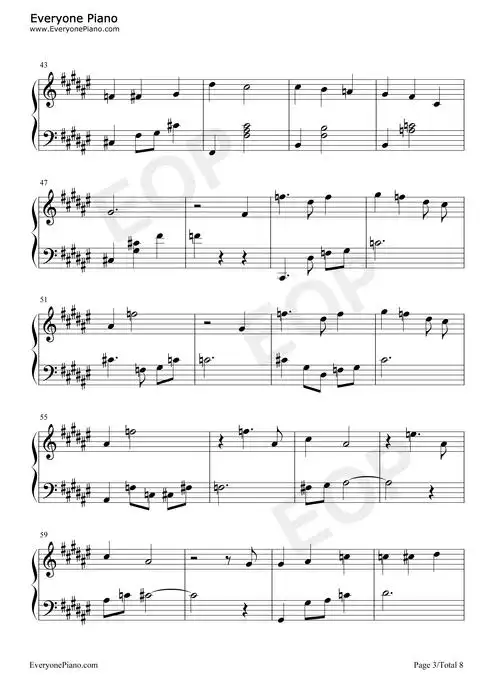 满足-肖战五线谱预览3-钢琴谱文件(五线谱,双手简谱,数字谱,midi,pdf)