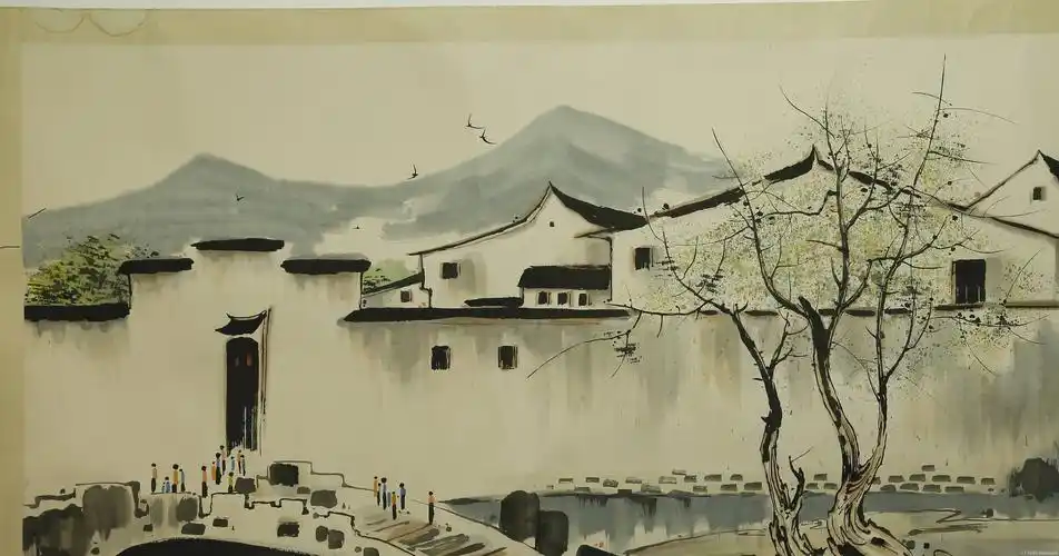 吴冠中的小桥流水让人神往!