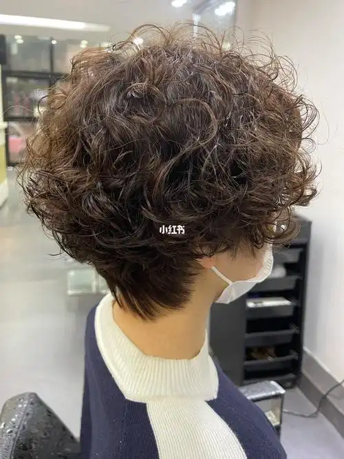蓬松短发烫