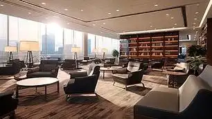 机场候机厅休息室机场高级休息室