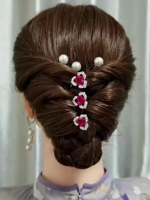 怎么盘发简单又好看呢,快来试试看