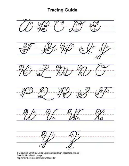 1 2014-07-06 请问大家 高中生适合写哪种类型的英文字体?