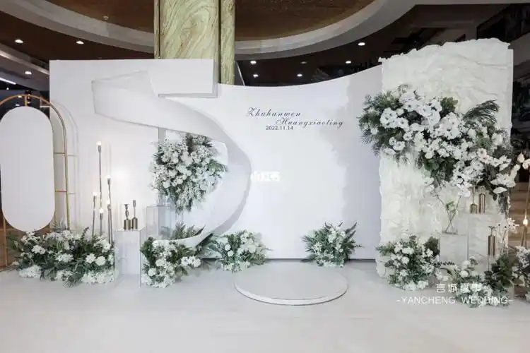 纯洁无暇的白色婚礼