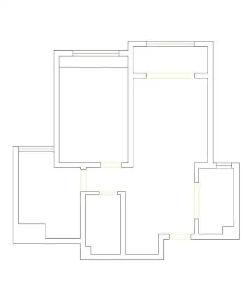 81平简约二居室设计,简单的小家也能很幸福,真的好喜欢