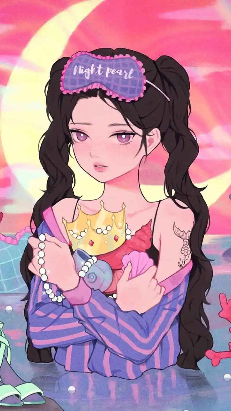 少女插画壁纸,太好看了吧 ins:ubokhee