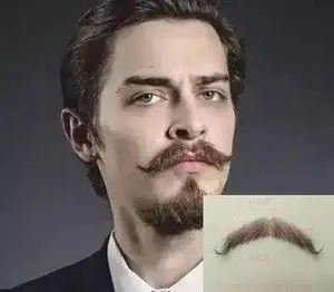 假 span class=h>胡子 /span>  span class=h>仿真 /span> 一字胡