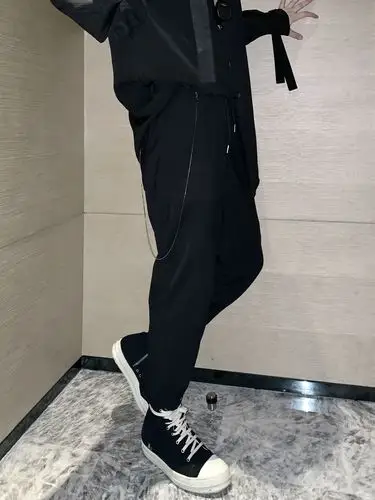 威廉威 无敌裤王 一条可搭全世界链条瘦腿小脚裤男夏季束脚休闲裤