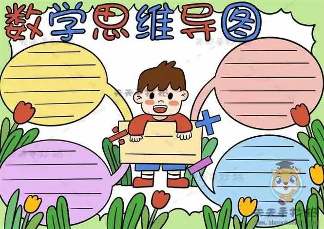 数学思维导图,数学思维导图精美,数学思维导图模板,数学思维导图一步
