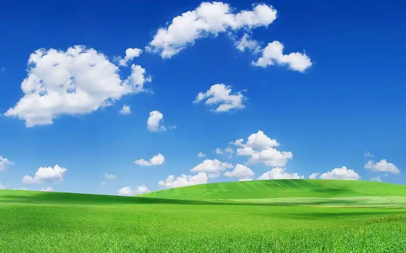 蓝天白云唯美风景1600x1200分辨率查看