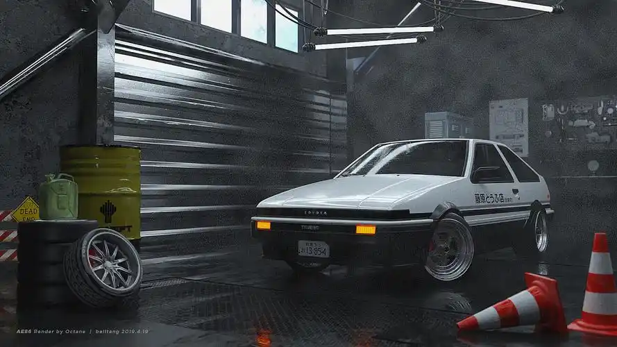 ae86原创壁纸渲染