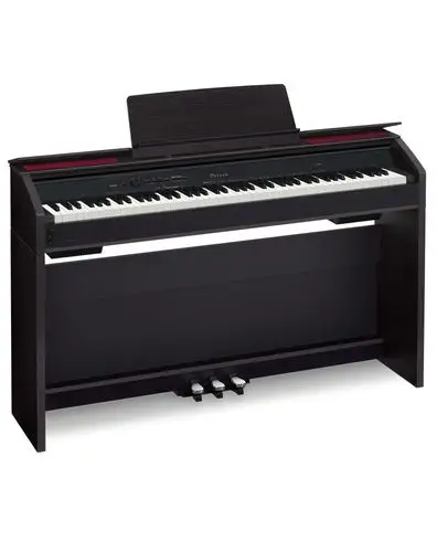 casio卡西欧数码电钢琴px860重锤88键力度键黑色全国联保全套包装送