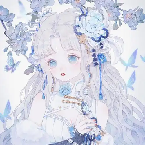 二次元美女头像图片唯美