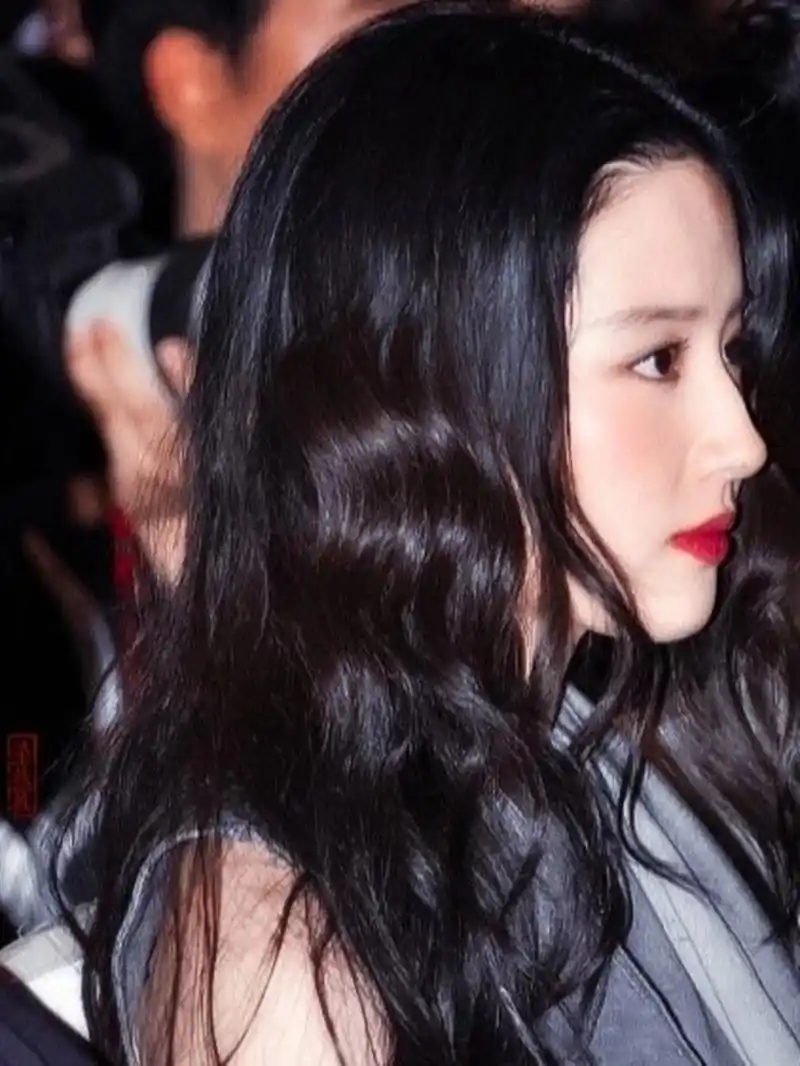 妙发红唇刘亦菲 完美的侧脸 #刘亦菲