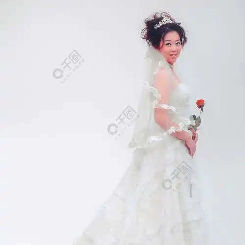 时尚婚纱人像摄影素材