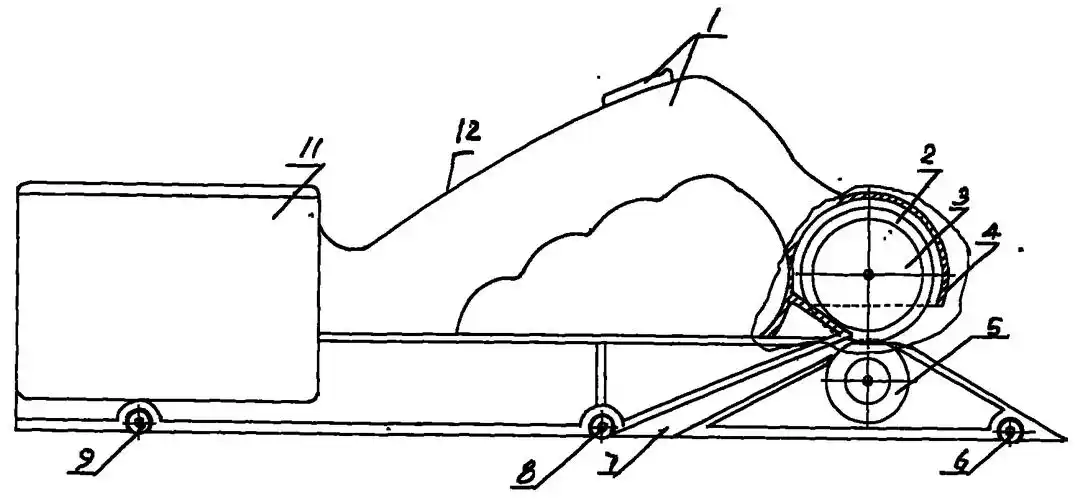 用品领域,具体来说是一种电动单页切纸刀,包括手柄开关连体,主动切刀