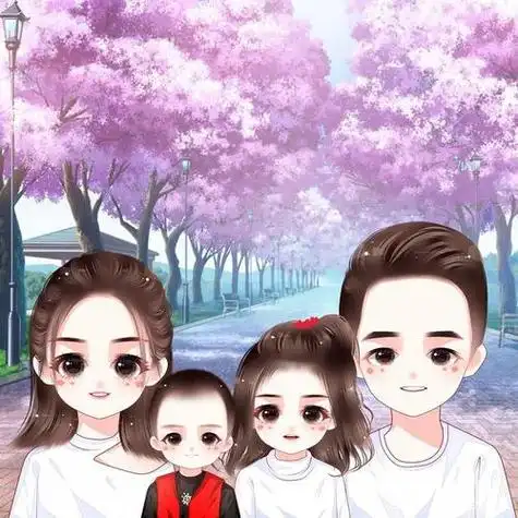 一家四口古风微信头像 微信头像图片大全 -【爱个性】