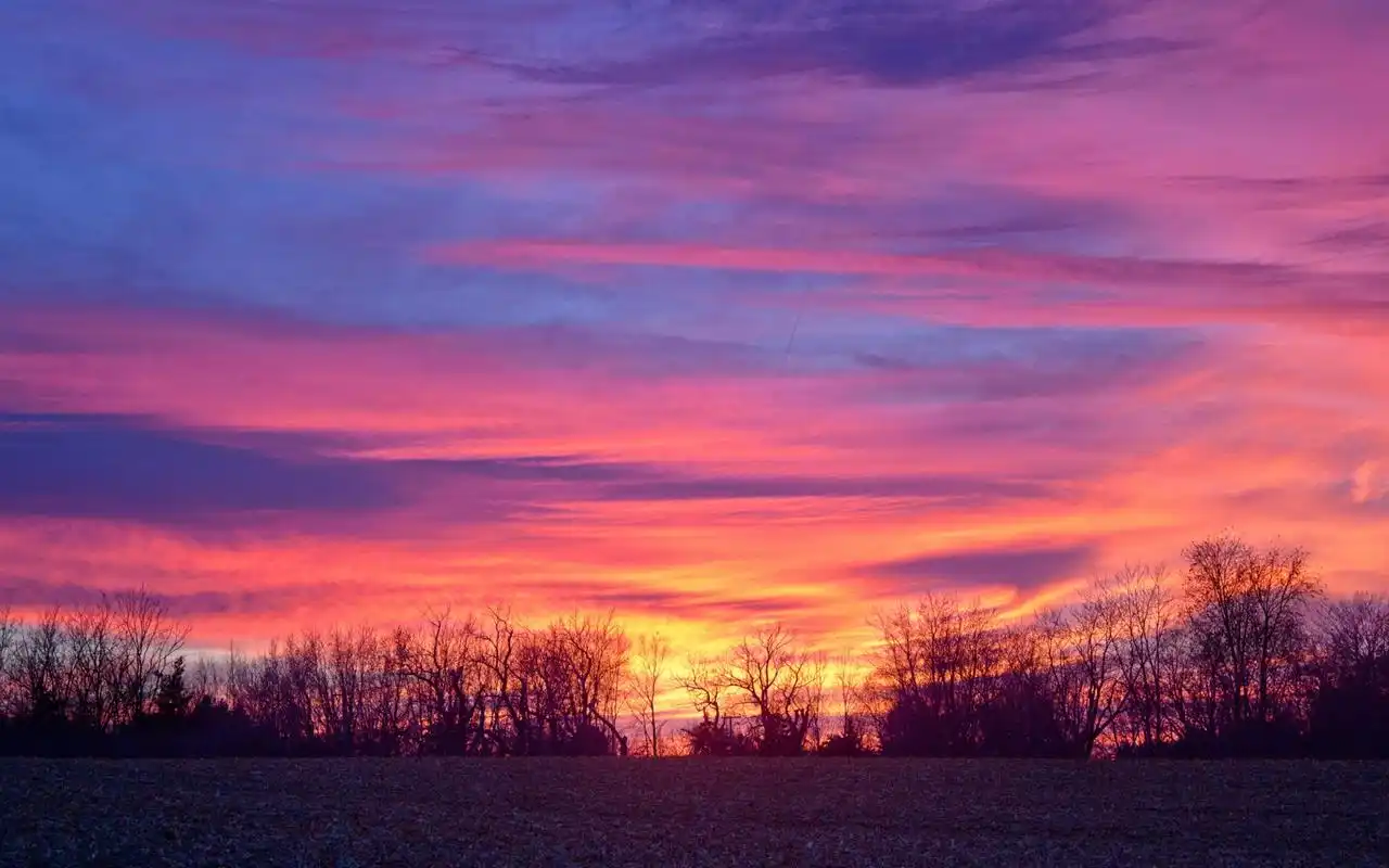 好看的夕阳晚霞唯美风景图片桌面壁纸