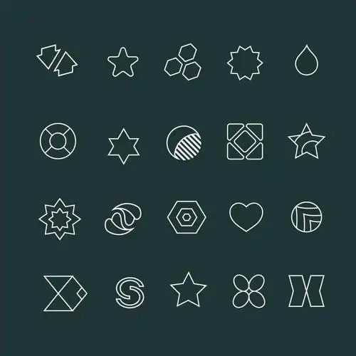 20款时尚元素图标矢量素材