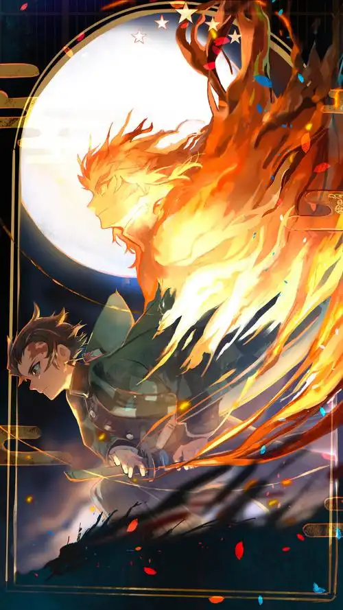 鬼灭之刃 灶门炭治郎 kamado tanjirou 手机壁纸