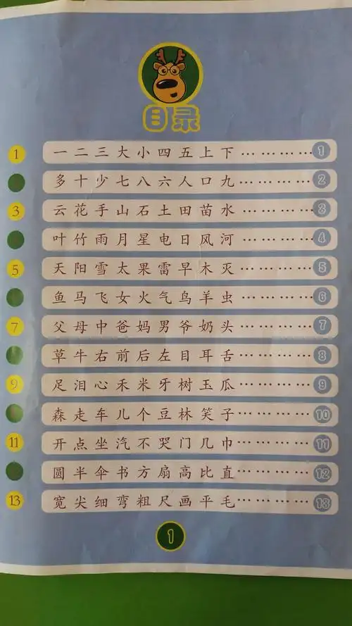 ⒊复习鹿辰识字(一天5个字宝宝,以此类推)