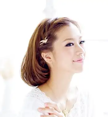 波波头编发发型图片演绎夏日清爽风潮