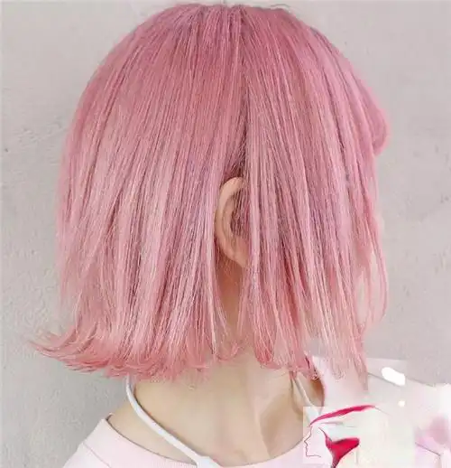 粉色发色适合什么发型 樱花粉少女粉短发