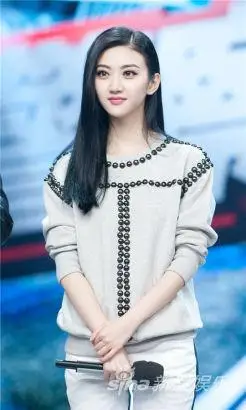 景甜亮相快乐大本营