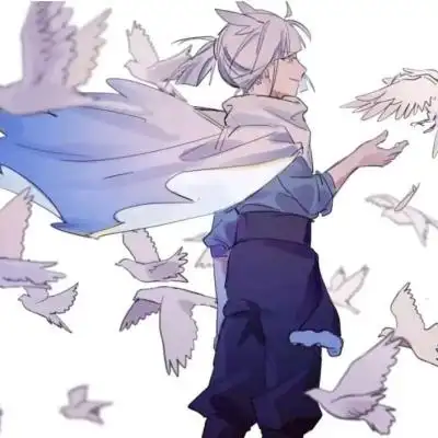 城没有鸟,霞谷终点没有蓝蝴蝶,我身边没有你_卡通动漫头像_我要个性网