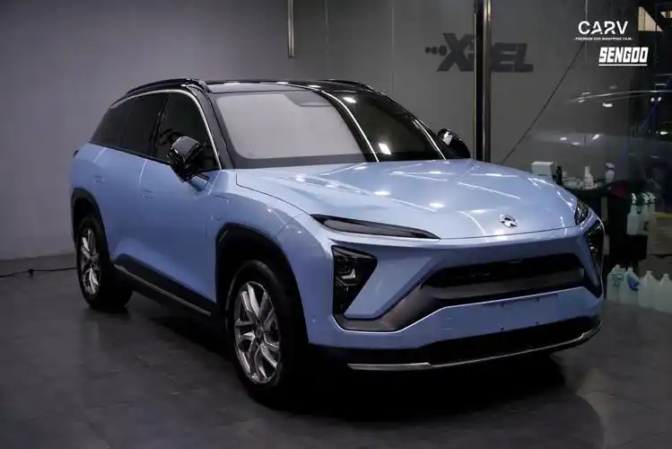 超亮金属青雾蓝1816蔚来es6