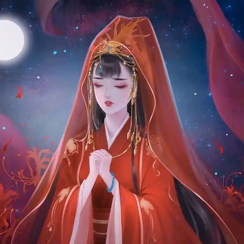 红衣古风美女头像,哪一个入了你的眼呢?