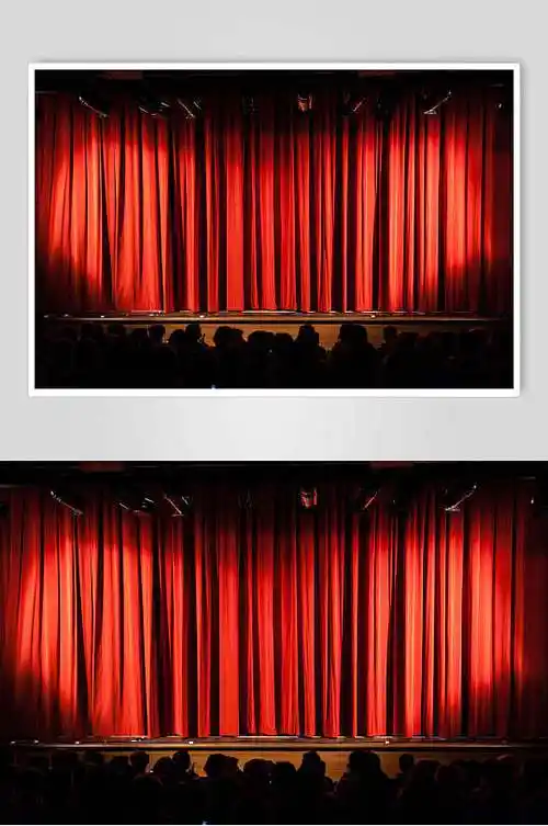 表演通用经典舞台幕布背景图片